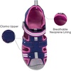 image:imagepediped Flex Sahara Sandal ToddlerLittle KidNavyPink